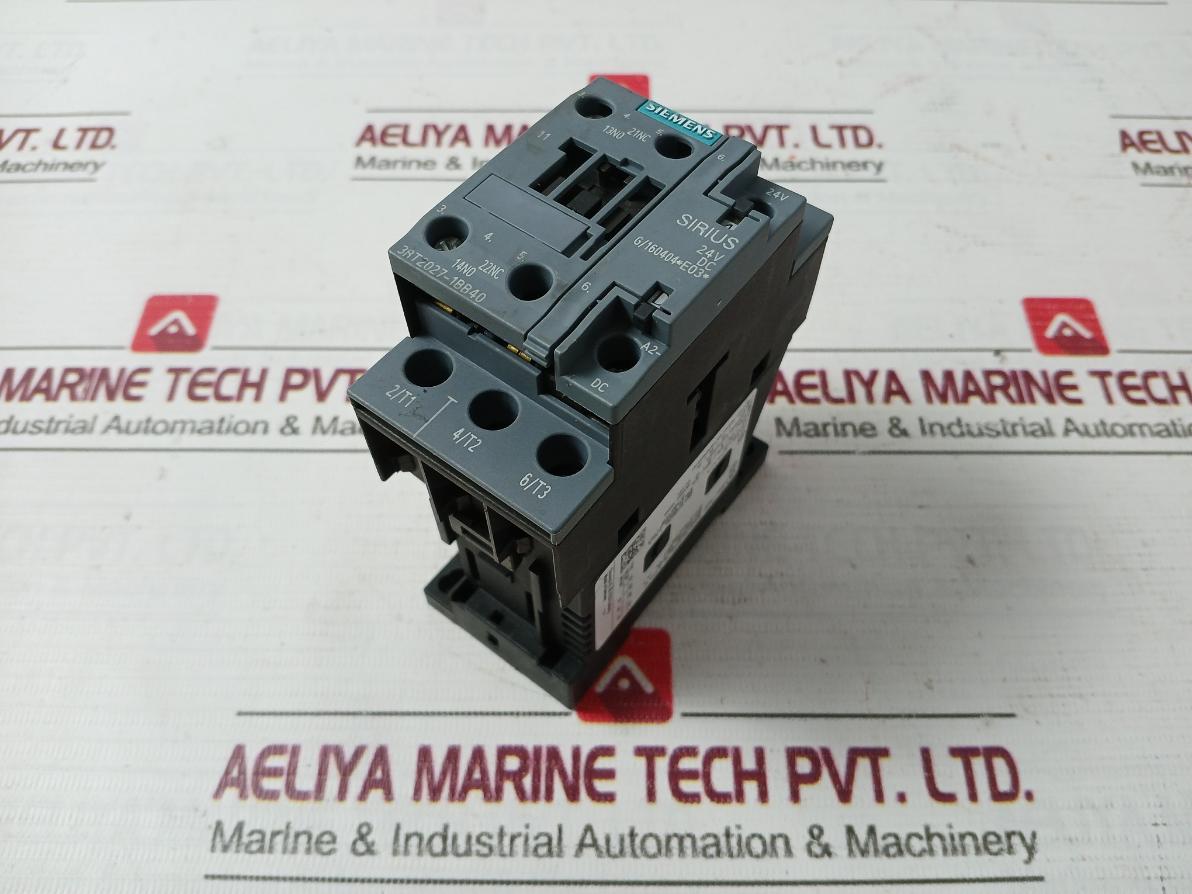 Siemens 3rt2027-1bb40 Power Contactor 600v - Image 3