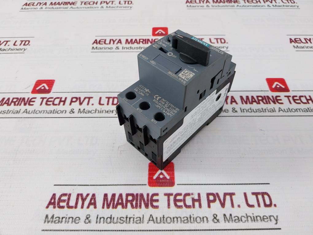 Siemens 3rv2011-1fa10 Circuit Breaker 600v - Image 3