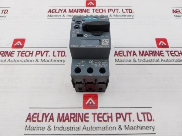 Siemens 3rv2011-1fa10 Circuit Breaker 600v