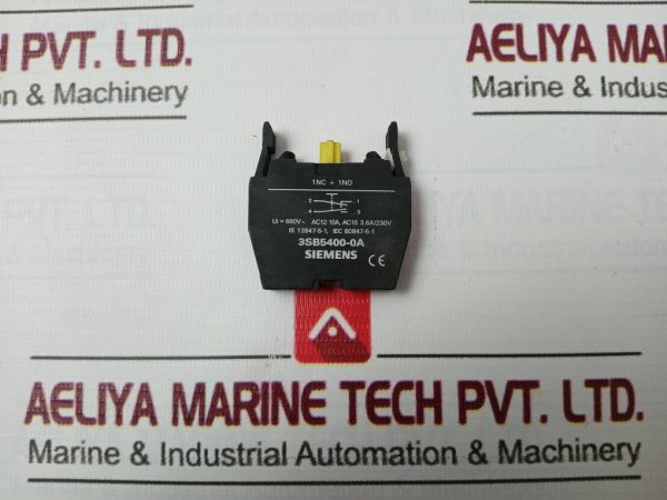 Siemens 3sb5400-0a Contact Block 690v