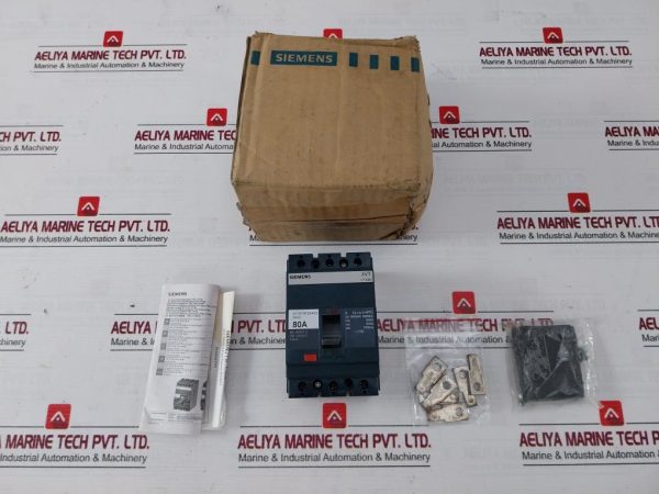 Siemens 3vt8108-2aa03-0aa2 Molded-Case Circuit Breaker 500v