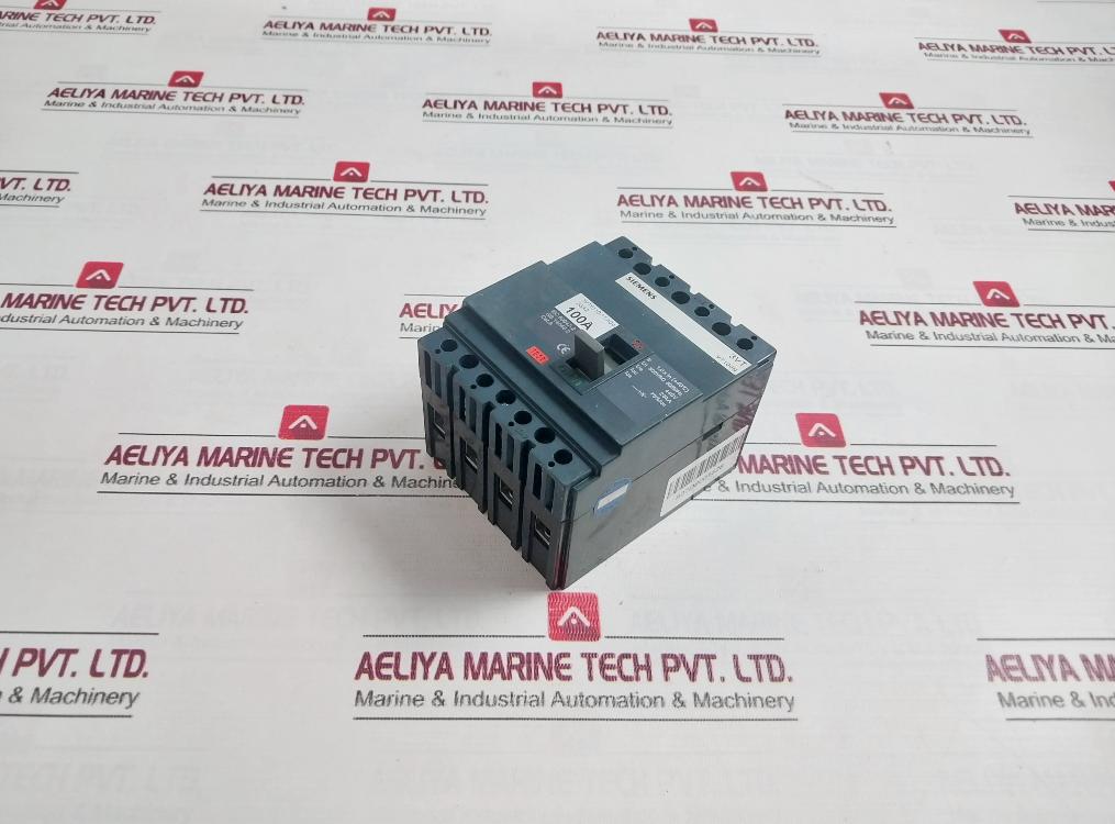Siemens 3vt8110-1aa04-2ga2 Molded-Case Circuit Breaker 500v - Image 3