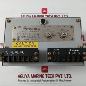 Terasaki Euv-1 Voltage Relay 24v