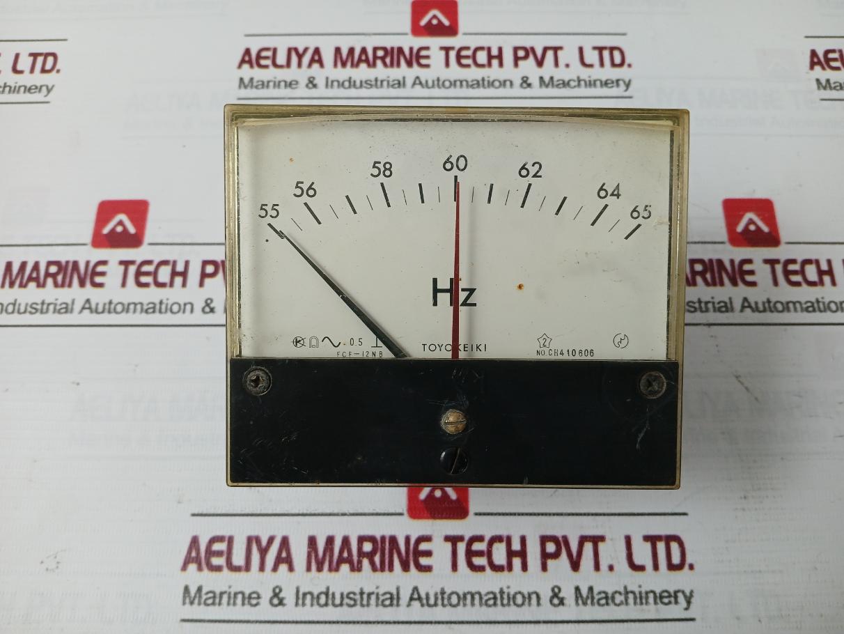Toyo Keiki Fcf-12nb Frequency Meter