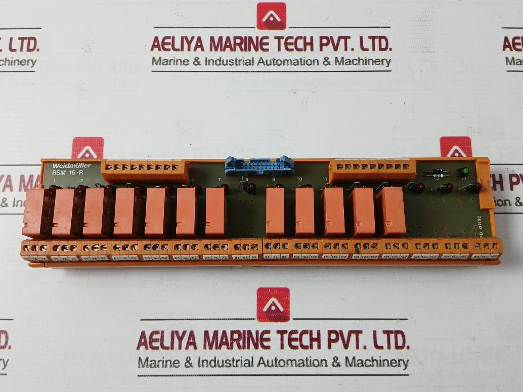 Weidmuller Rsm 16-R Relay Module 24v