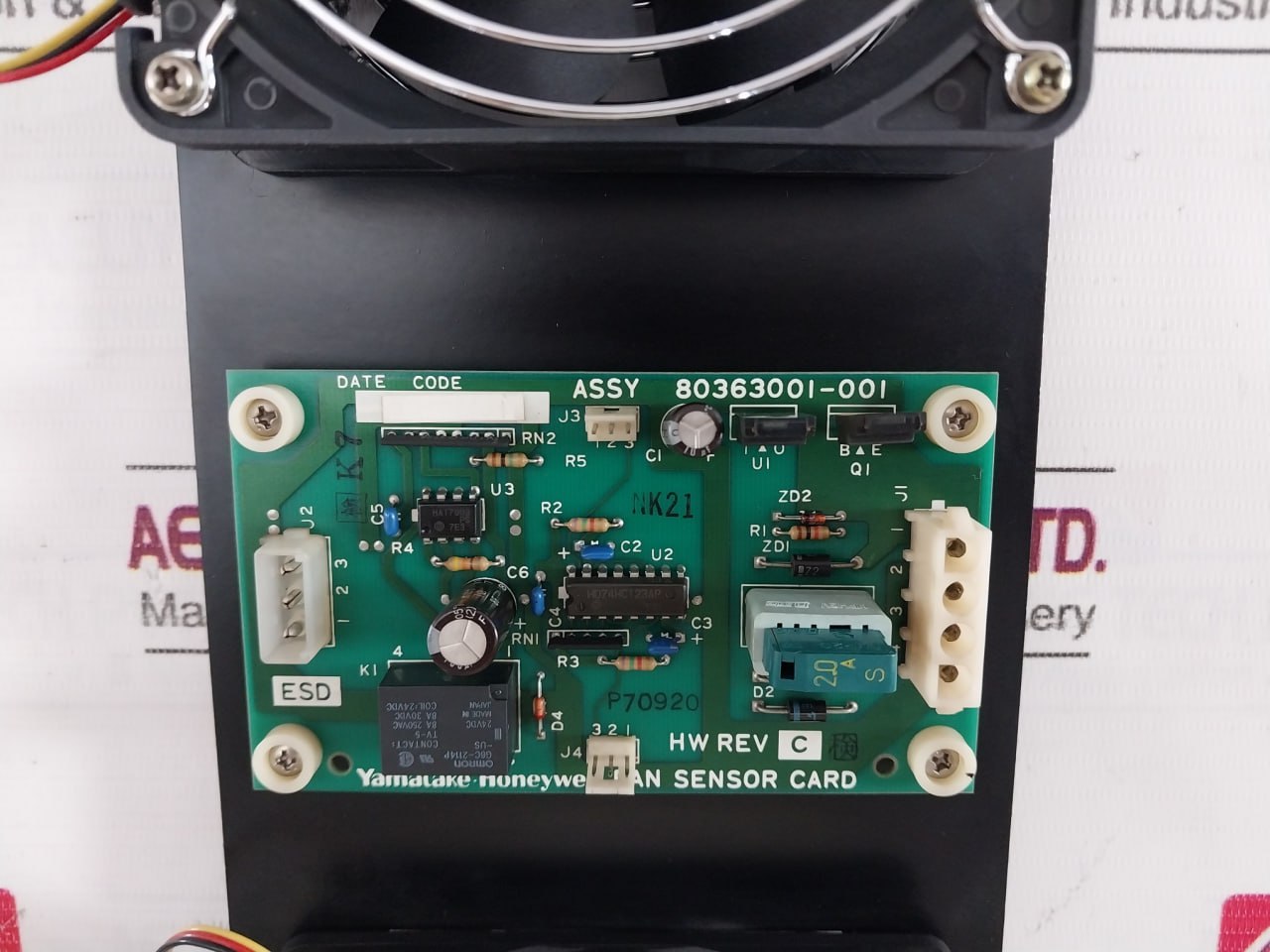 Yamatake-Honeywell 80363001-001 Fan Sensor Card 24v - Image 5