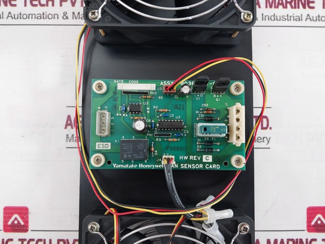 Yamatake-Honeywell 80363001-001 Fan Sensor Card 24v - Image 7