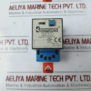 Emas Re1p11 Relay With Socket 250v