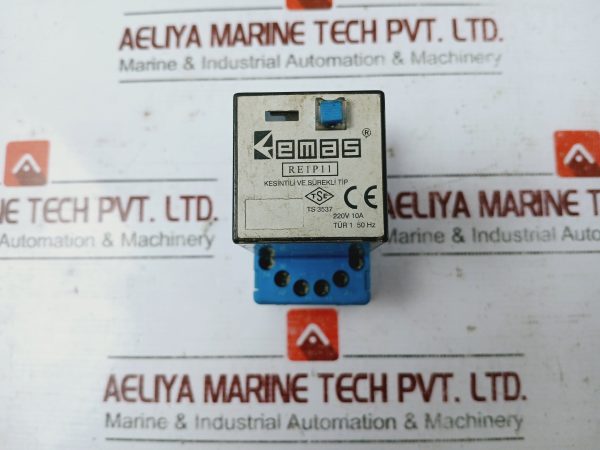 Emas Re1p11 Relay With Socket 250v