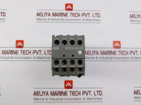 Abb Bc25-40-31 Auxiliary Contact Block 600v
