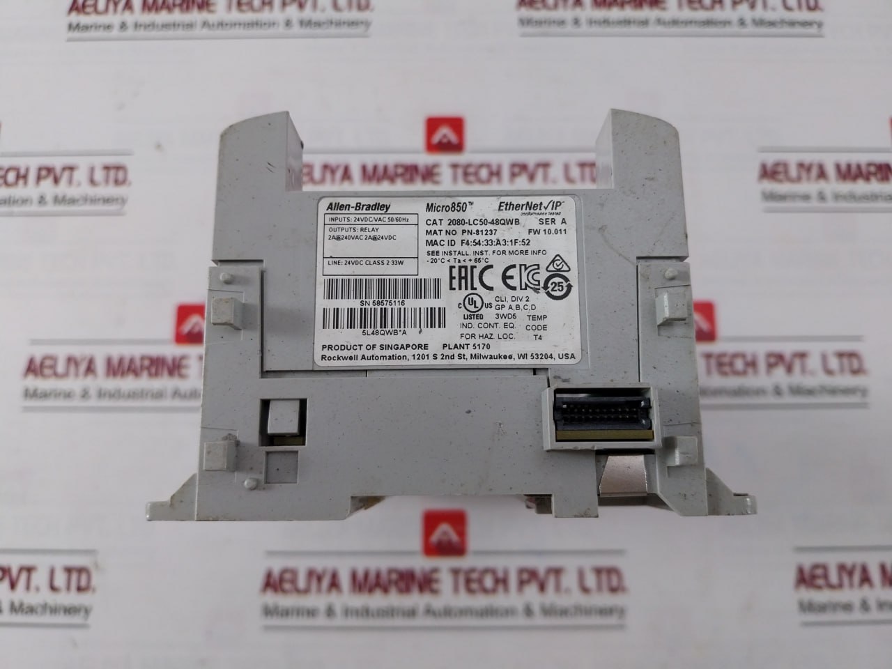 Allen-Bradley 2080-Lc50-48qwb Controller 240v - Image 5