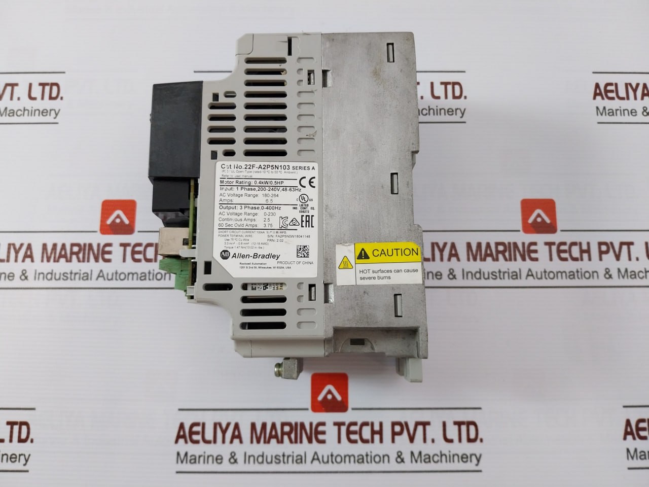 Allen-Bradley 22f-A2p5n103 Ac Variable Frequency Drive 240v - Image 5