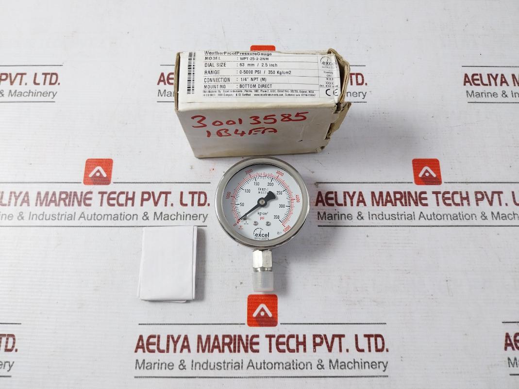 Excel En 837-1 Pressure Gauge