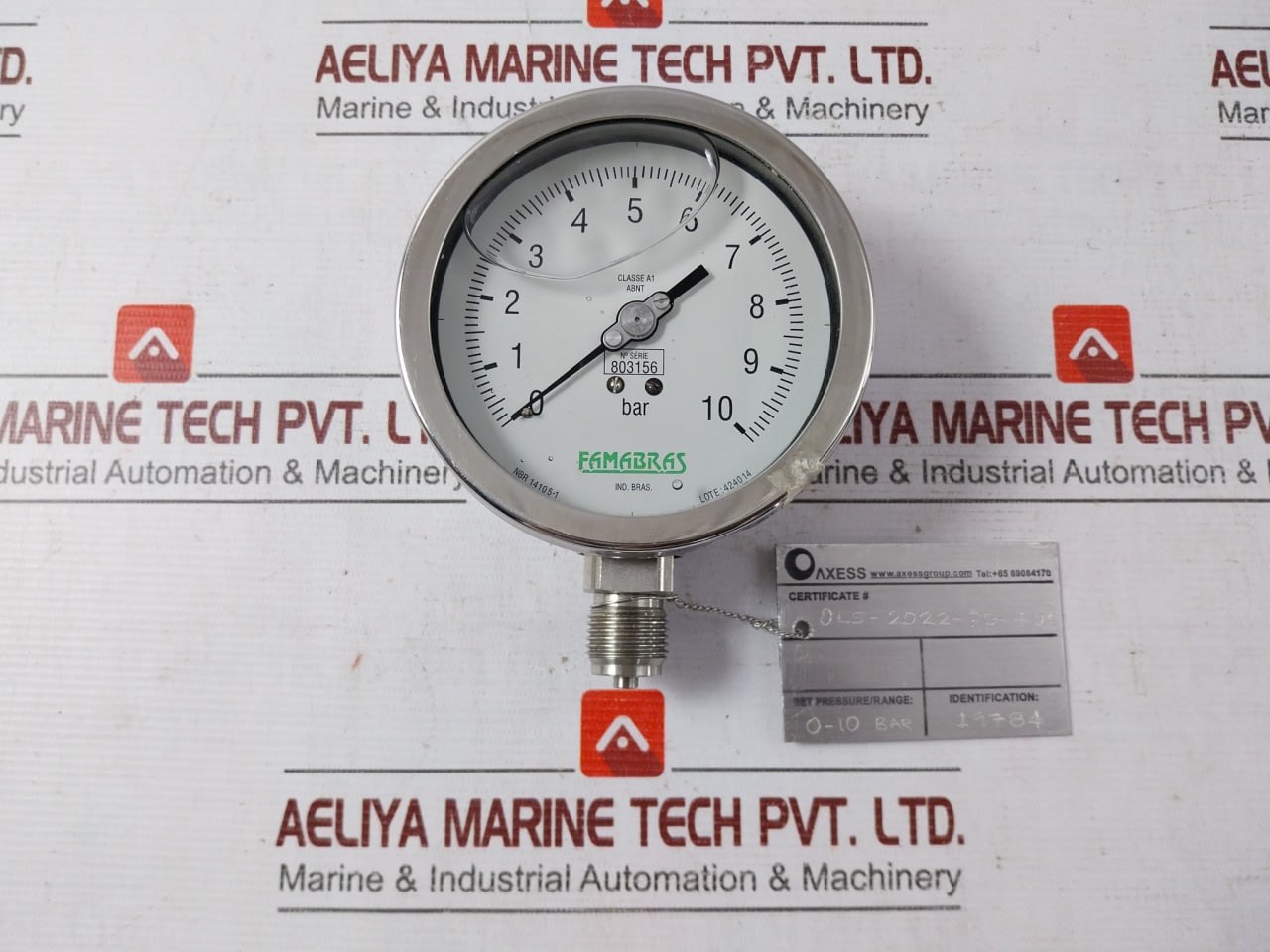 Famabras 14105-1 Pressure Gauge - Image 9