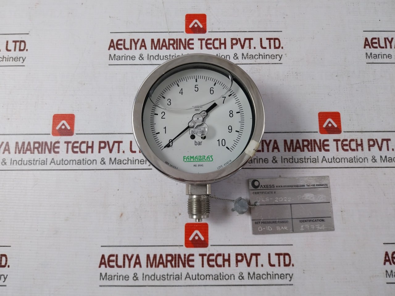 Famabras 14105-1 Pressure Gauge - Image 3