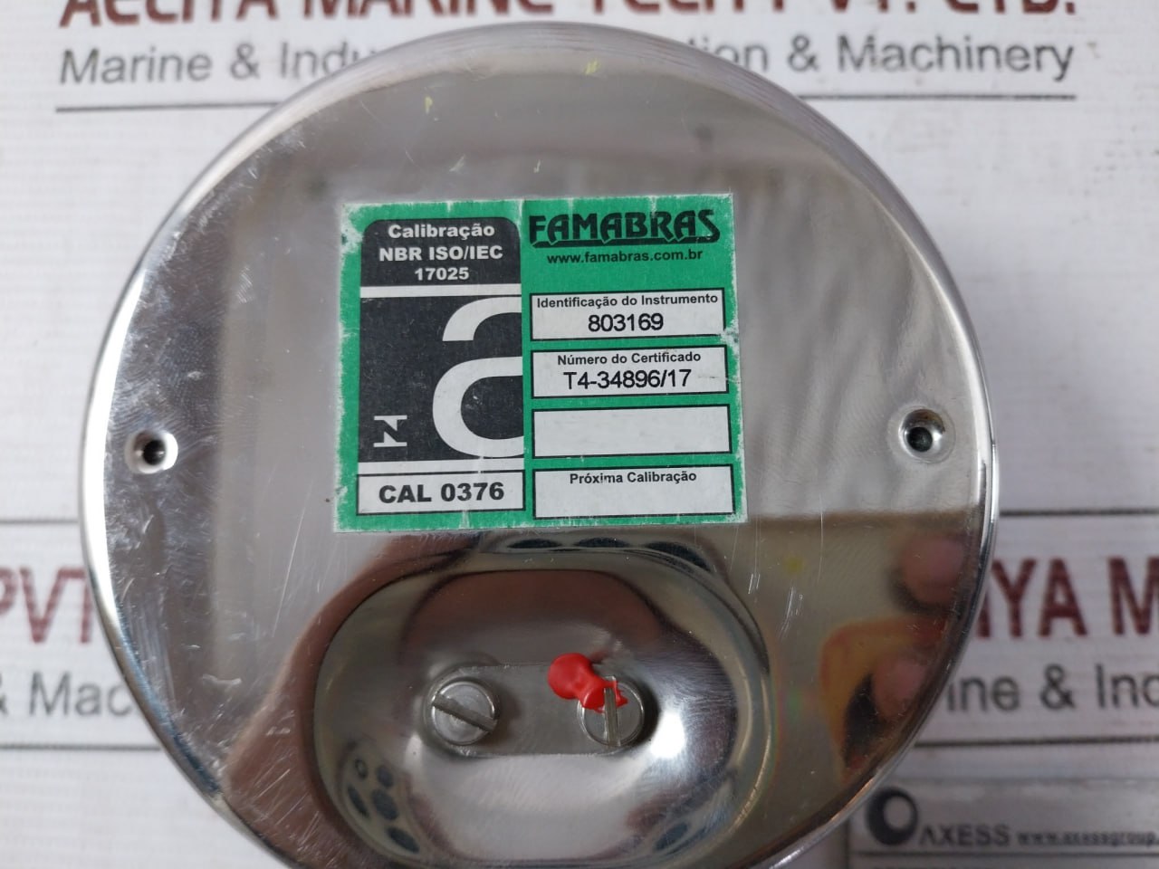 Famabras 14105-1 Pressure Gauge - Image 8