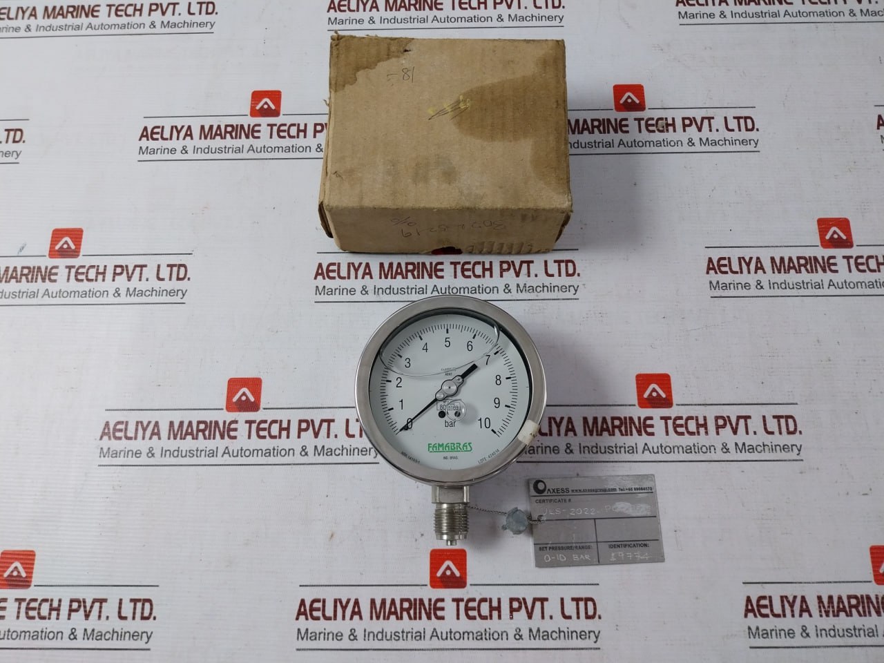 Famabras 14105-1 Pressure Gauge