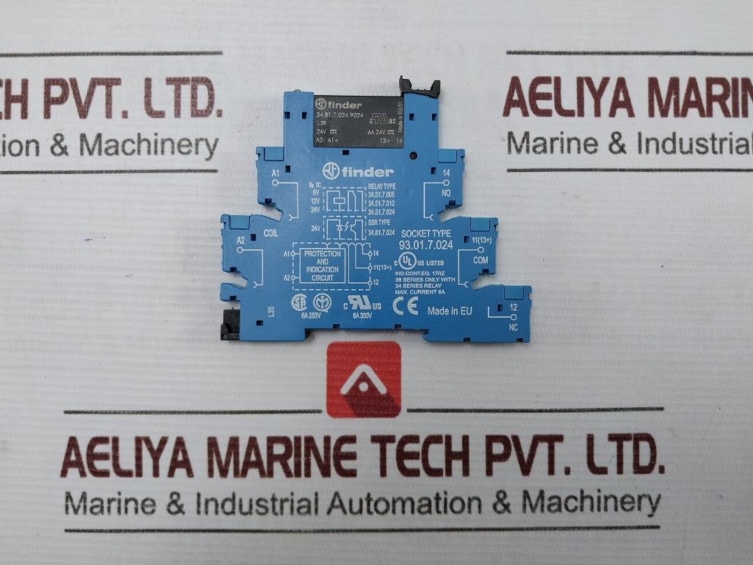 Finder 93.01.7.024 Relay Socket 300v