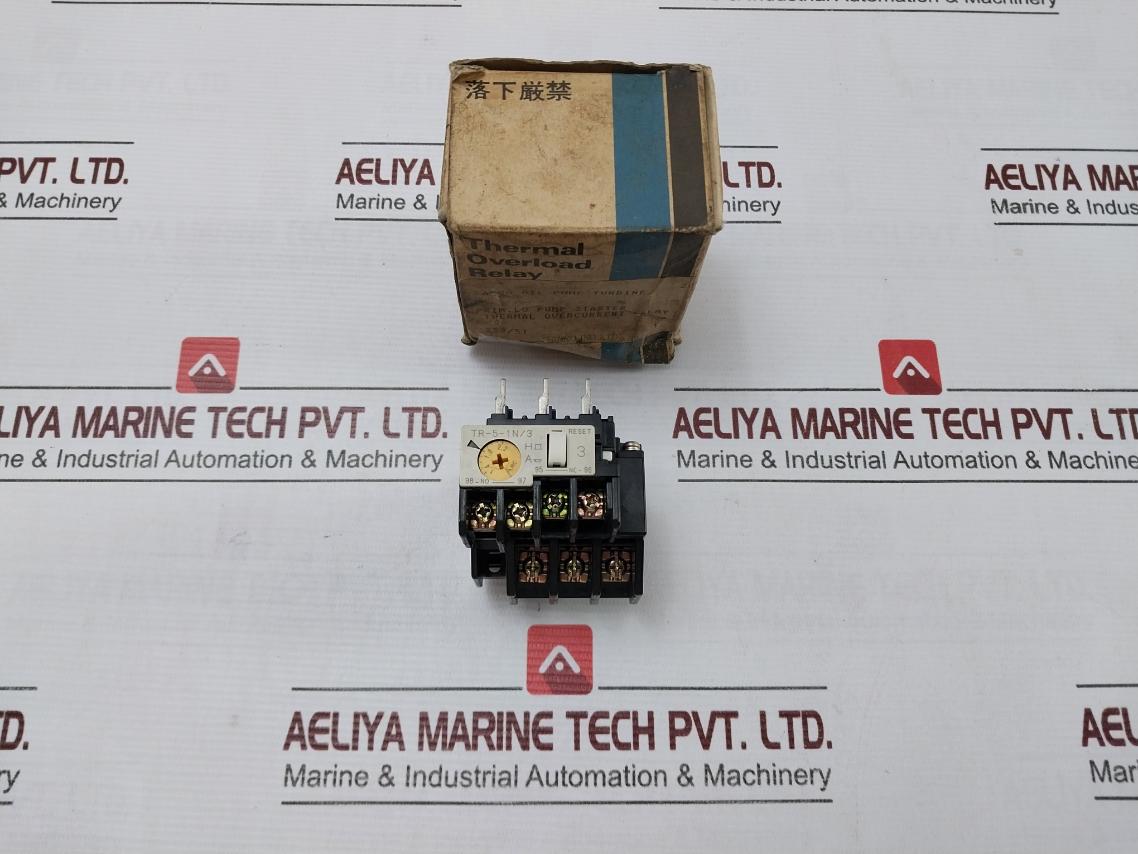 Fuji Electric Tr-5-1n3 Thermal Overload Relay 600v
