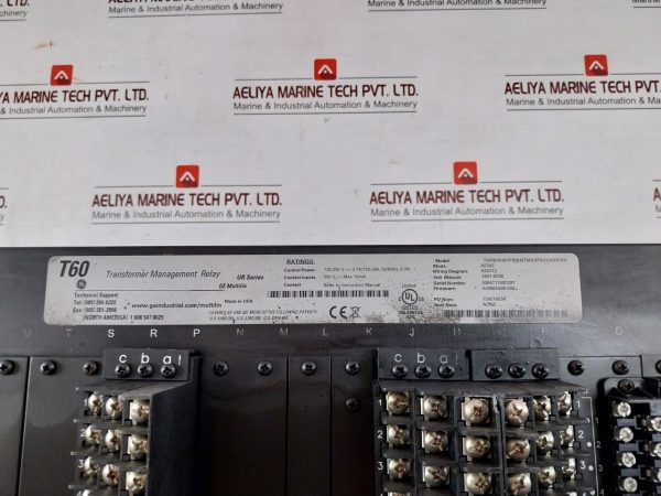 General Electric T60n00hkhf8nh6tmxxp6uuxxwxx Transformer Management Relay 250 V - Image 14