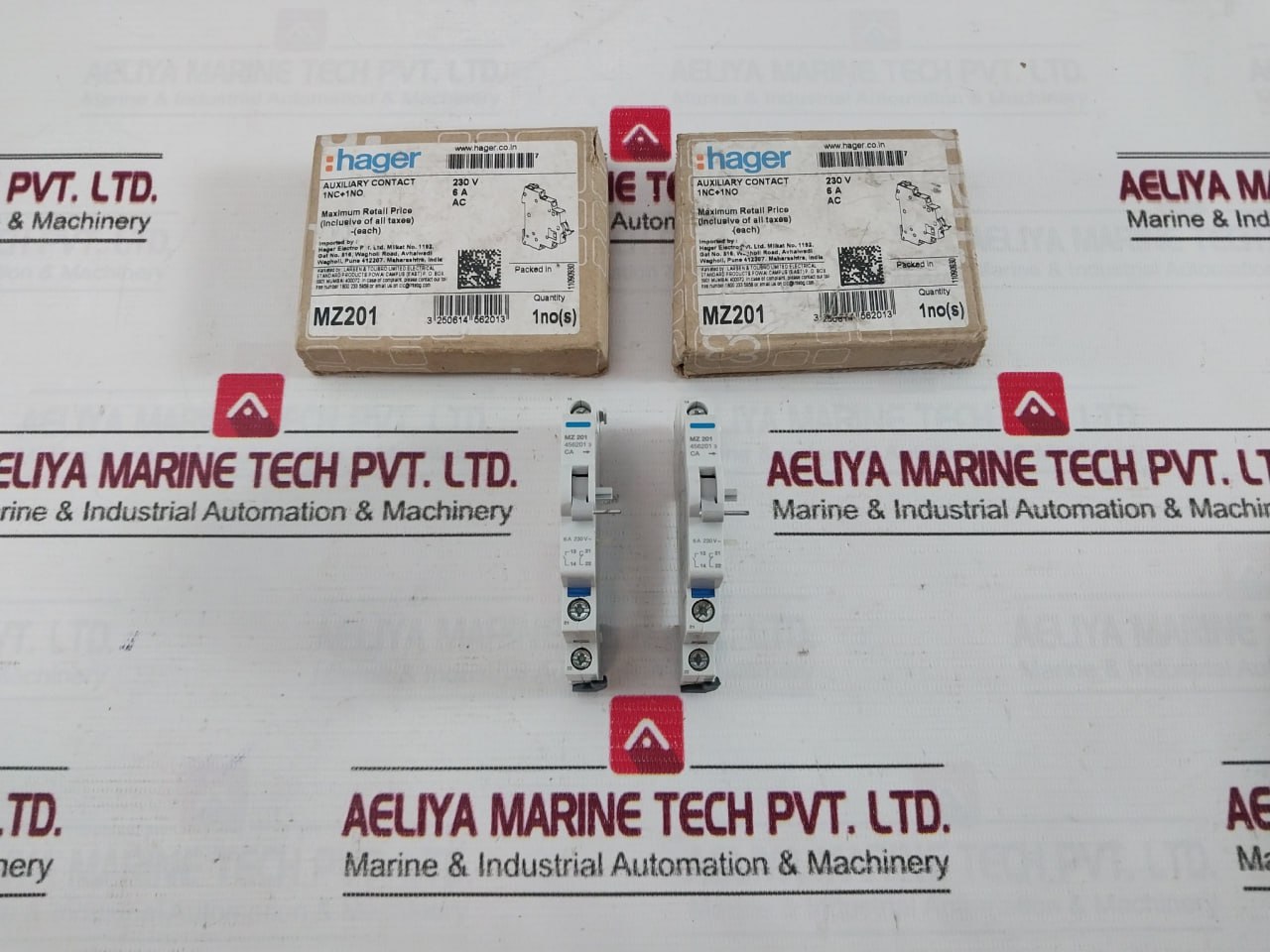 Hager Mz 201 Auxiliary Contact - Image 5