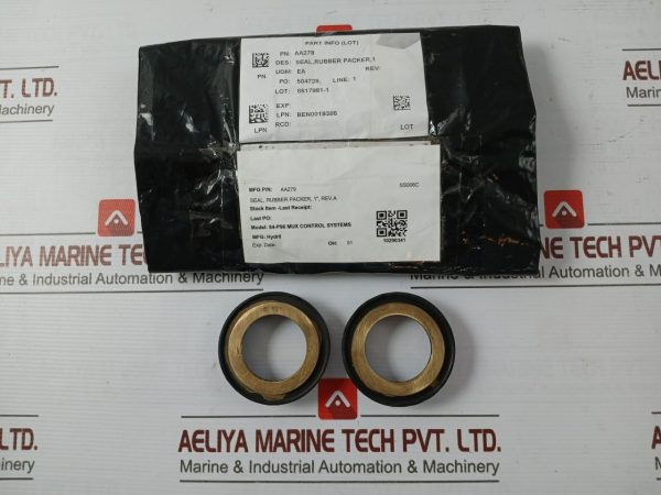 Hydril Aa279 Seal, Rubber Packer, 1,” Rev.A