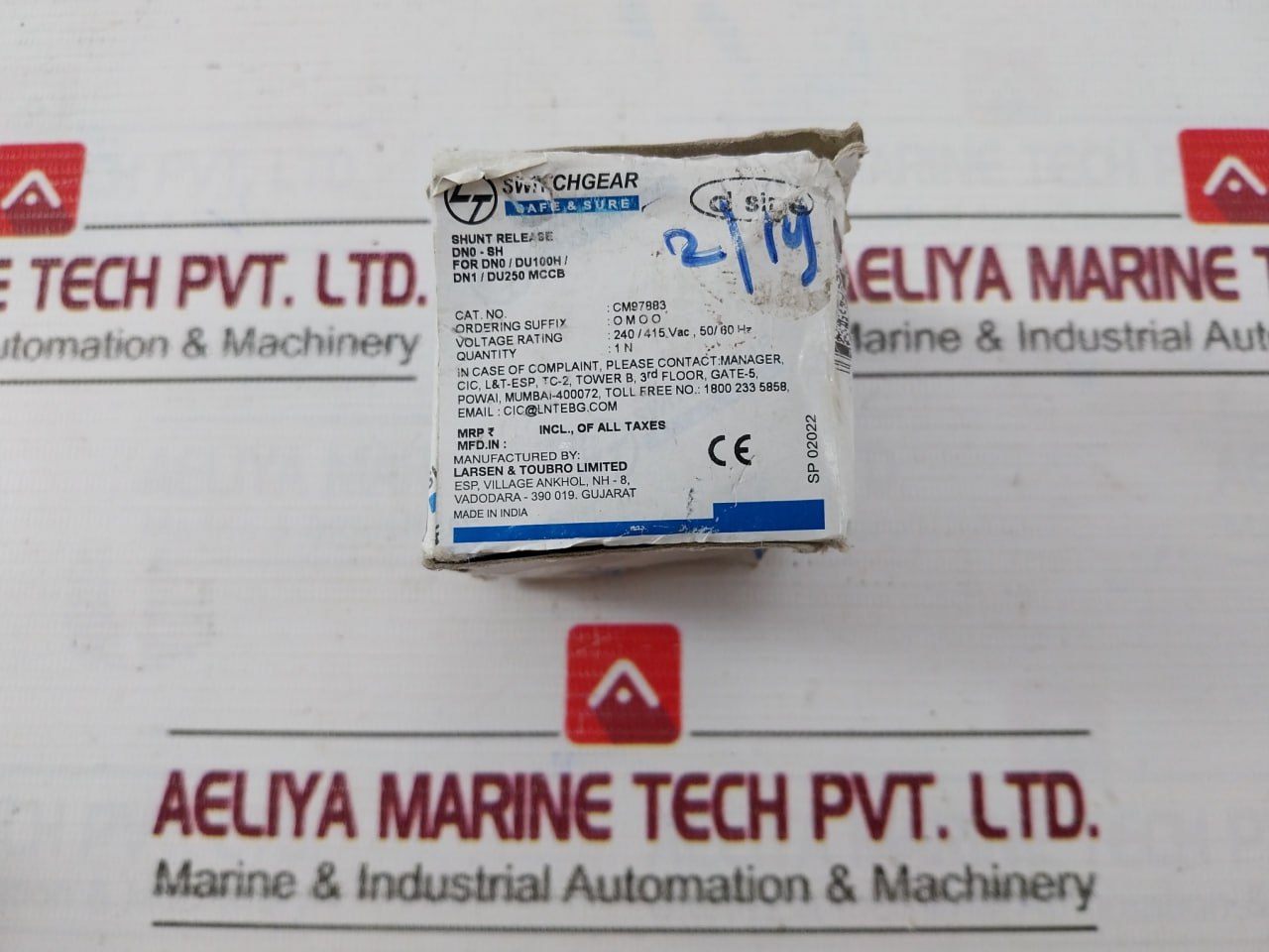 Larsen & Toubro Cm97883 Shunt Release Coil 415v - Image 5