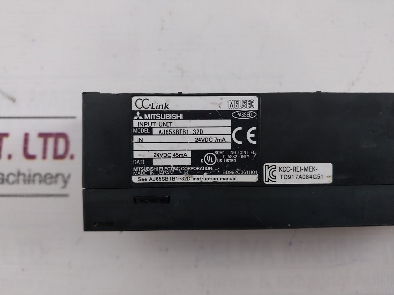 Mitsubishi Electric Aj65sbtb1-32d Cc-Link Input Unit 24v - Image 5