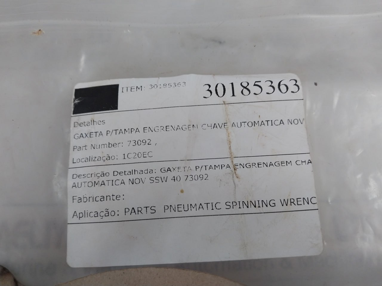 Nov 73092 Gasket - Image 5