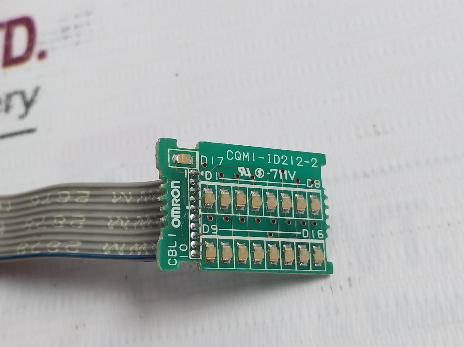 Omron Cqm1-Id212-1 Input Module Pcb 711v - Image 3