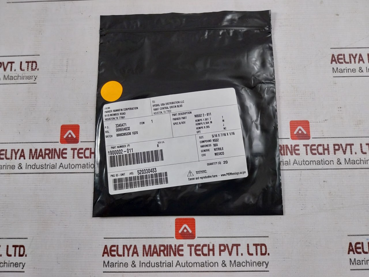 Parker 1900002-011 O-Ring Gen-Ii Mux External - Image 6