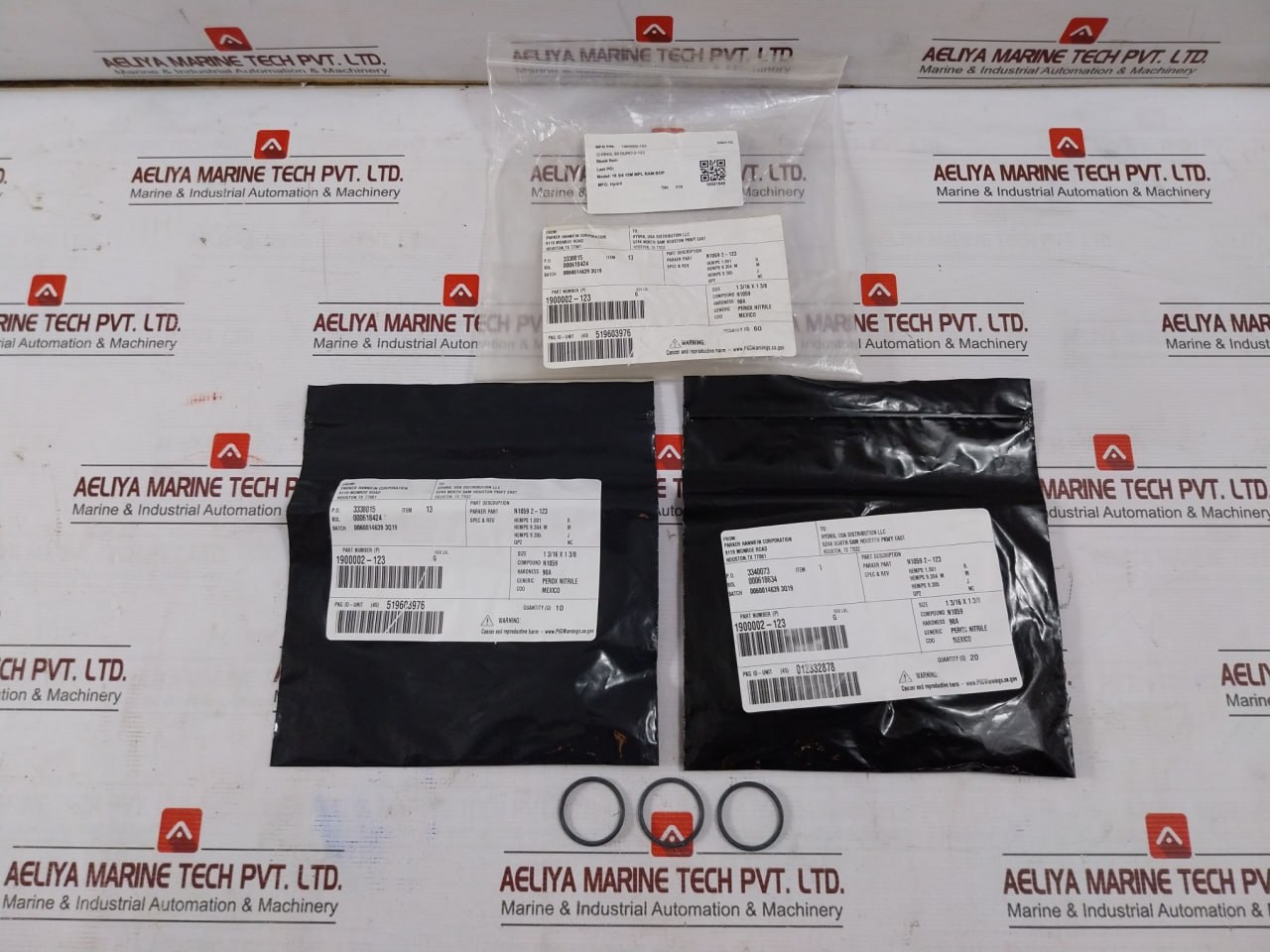 Parker 1900002-123 O Ring 90 Duro 2-123