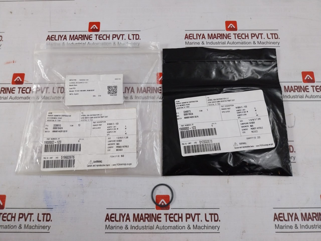 Parker 1900002-123 O Ring 90 Duro 2-123 - Image 3