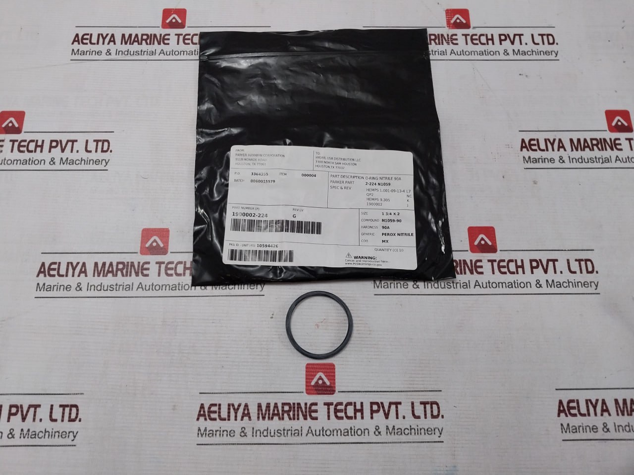 Parker 1900002-224 O-Ring Perox Nitrile - Image 5