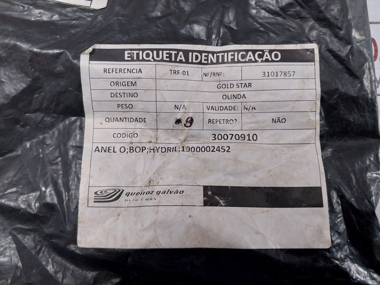 Parker N0552 2-452 Anel O Bop O-Ring For Spares Part Assy - Image 11