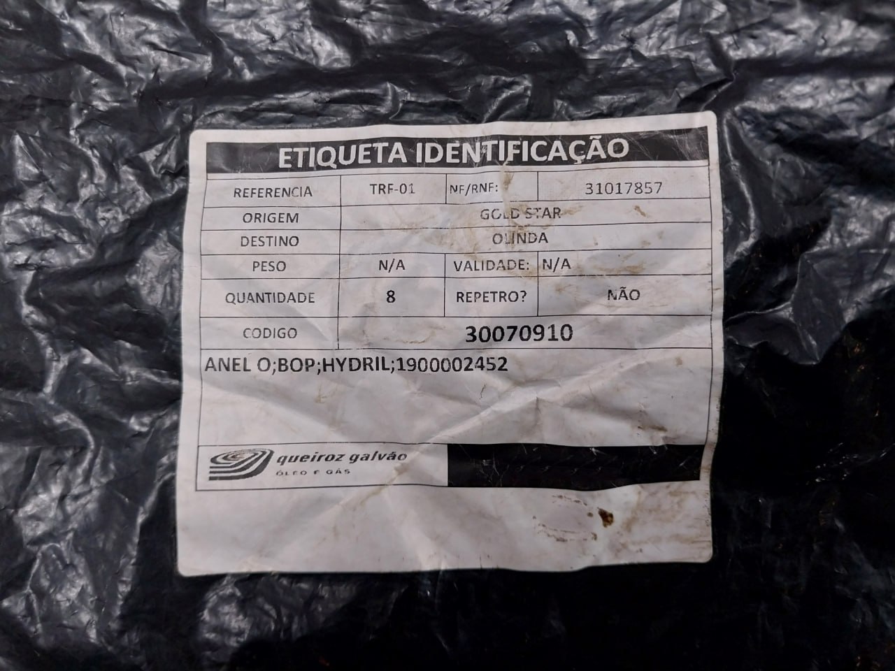 Parker N0552 2-452 Anel O Bop O-Ring For Spares Part Assy - Image 9