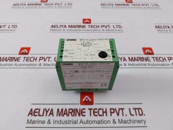 Phoenix Contact Mcr-Ps-230ac24dc100 Power Supply