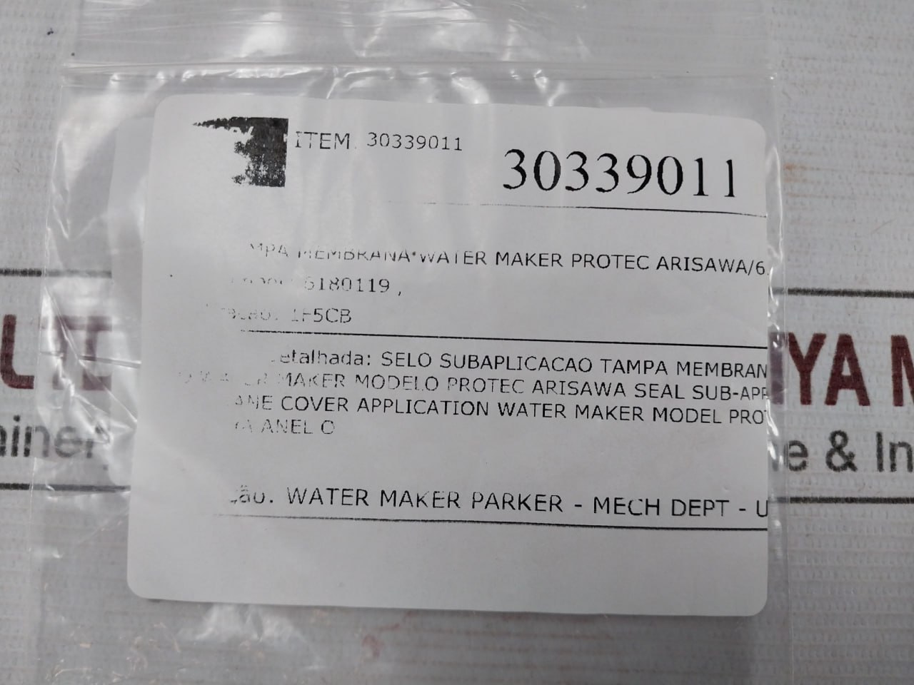 Protec Arisawa 6180119 Pwt O-Ring Seal - Image 7