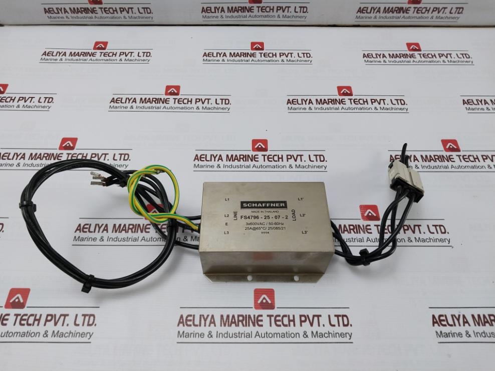 Schaffner Fs4796-25-07-2 Line Filter 600v