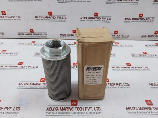 Schroeder Ss-1.5-100-3 Suction Strainer
