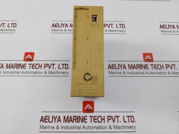Siemens 6es5 464-8mc11 Analog Input Module 10v