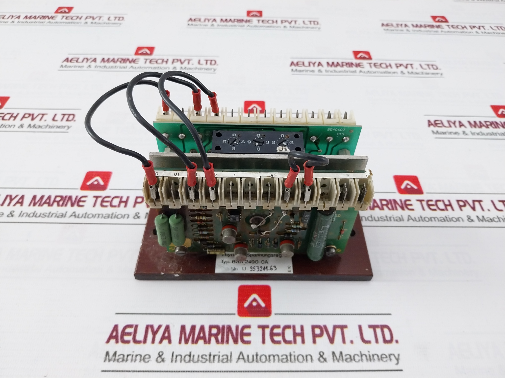 Siemens 6ga 2490-0a Thyristor Voltage Regulator