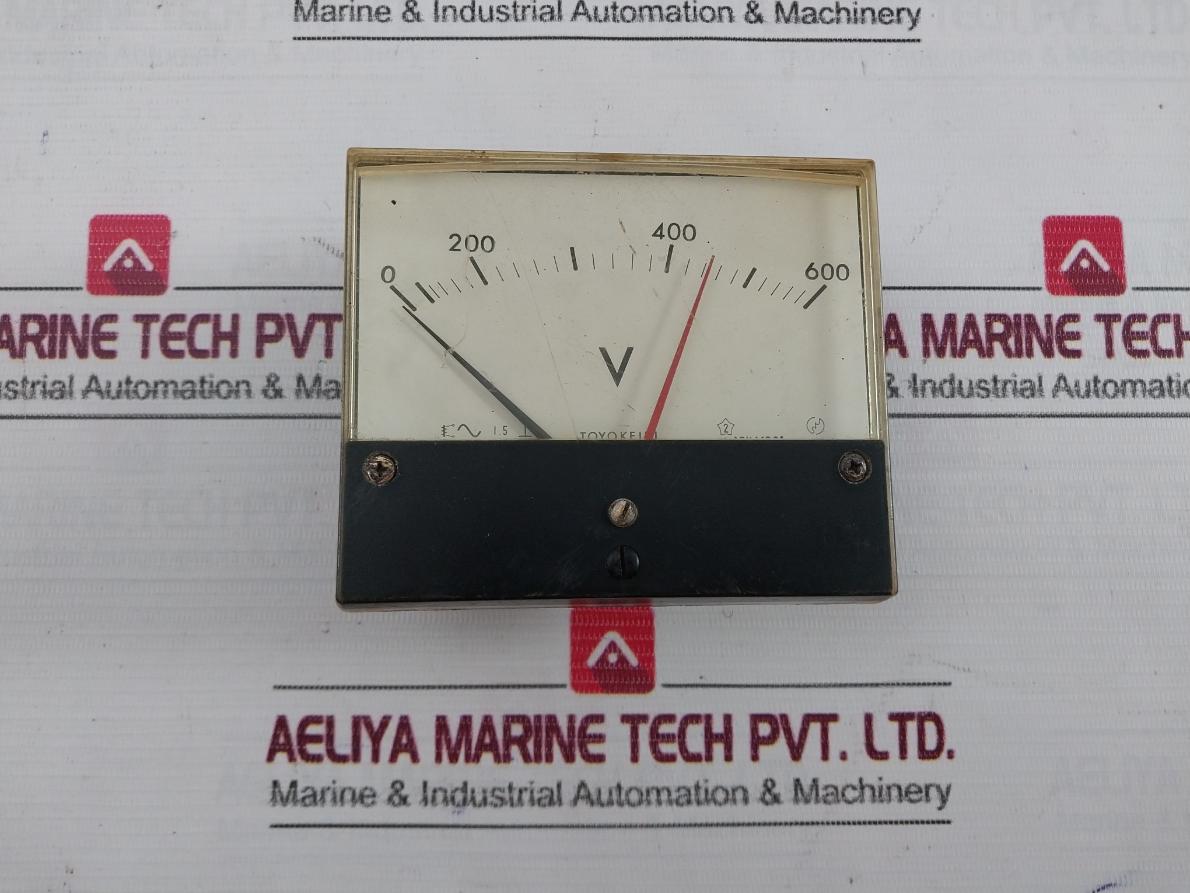 Toyo Keiki Acf-12nb Voltmeter 460v