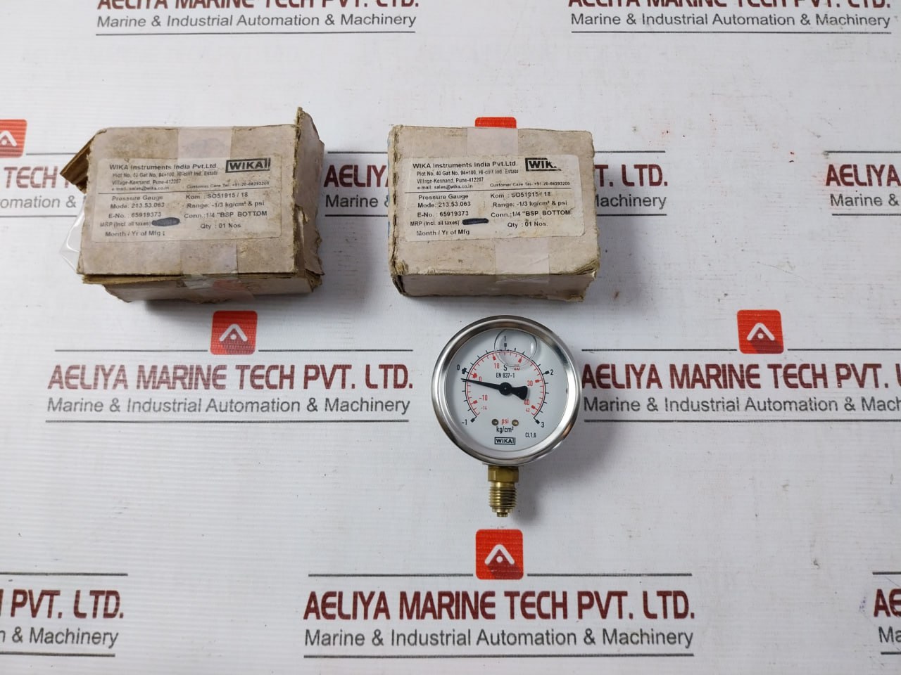 Wika 213.53.063 Pressure Gauge 42psi - Image 6