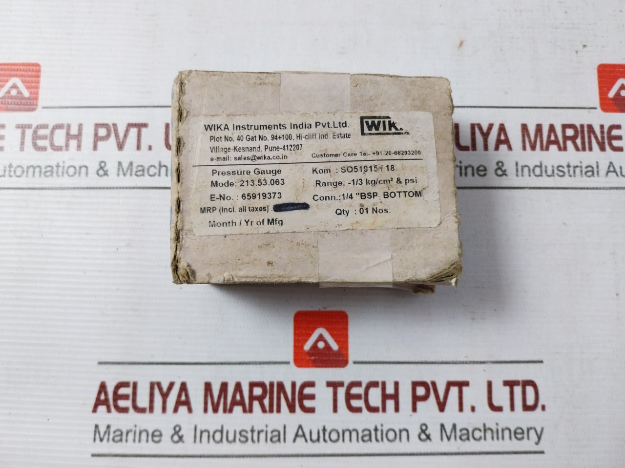 Wika 213.53.063 Pressure Gauge 42psi - Image 7