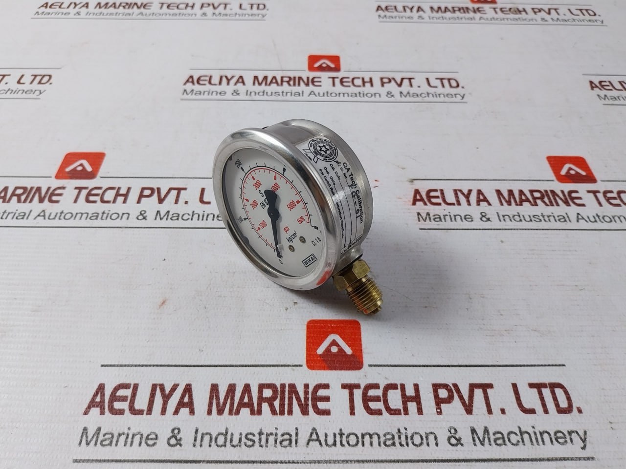 Wika 213.53.63 Pressure Gauge 5600psi - Image 3