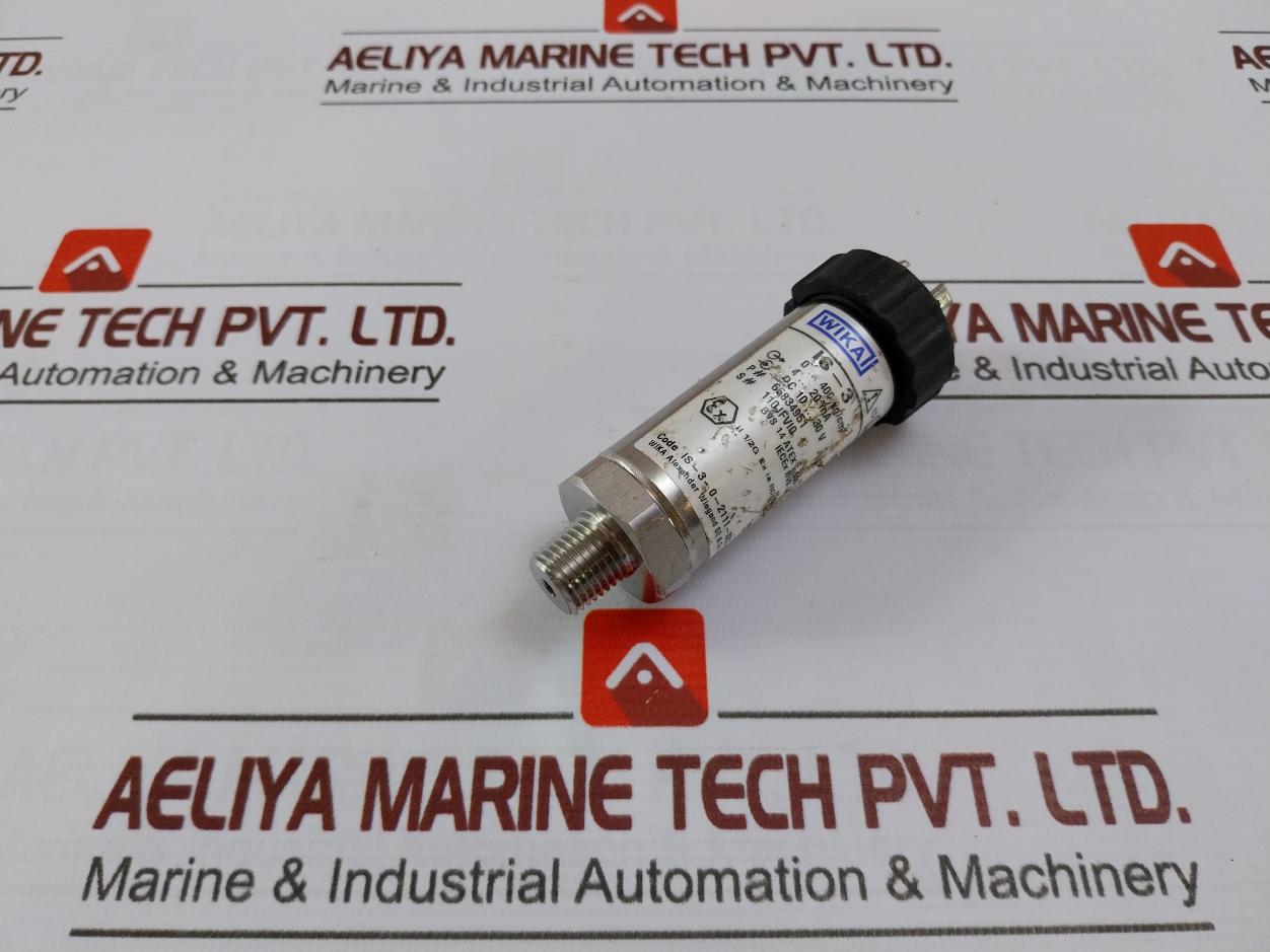 Wika Is-3-0-2111-3zz-Kbsnbzz-Kta3zzz-Uazz Pressure Transmitter 30v - Image 3