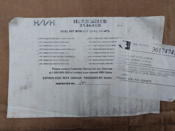 Hydril 3146456 Sealing Set - Image 5