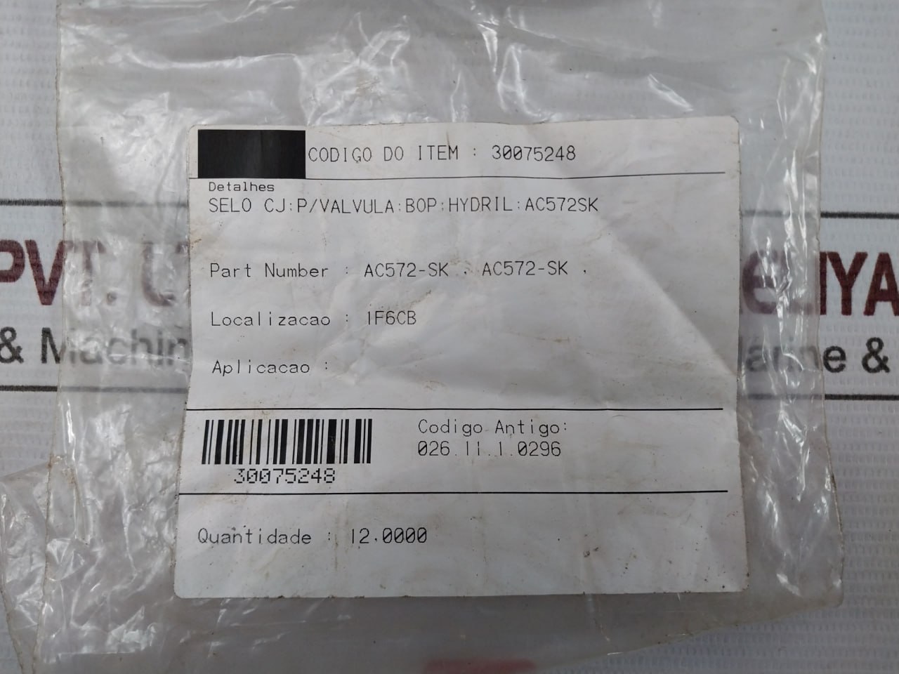 Hydril Ac572-Sk Valve Repair Seal Kit - Image 8