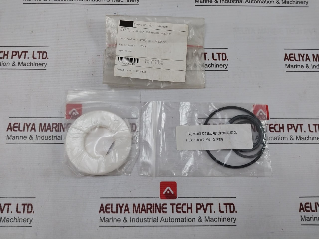 Hydril Ac572-Sk Valve Repair Seal Kit - Image 9